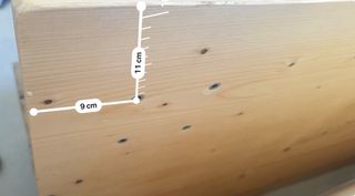 Mesa madera maciza - Patas negras