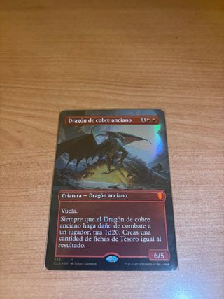 Magic MTG - Dragón de Cobre Anciano Foil - Español