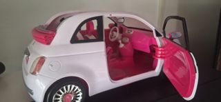 Auto Barbie 500 rosa