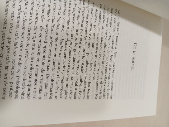 Libro De cara a la muerte