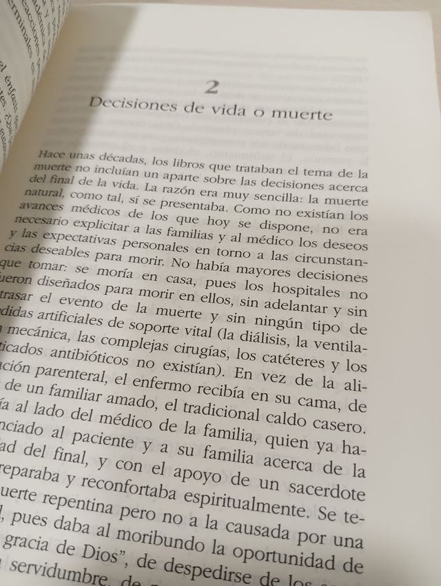 Libro De cara a la muerte