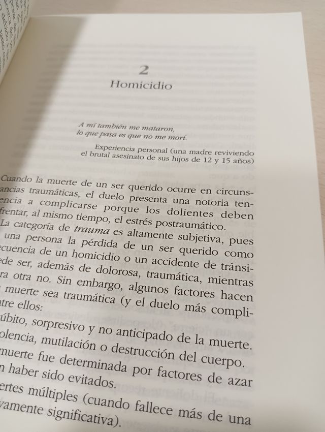 Libro De cara a la muerte