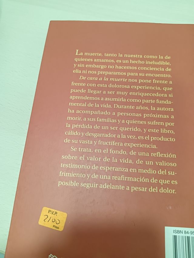 Libro De cara a la muerte
