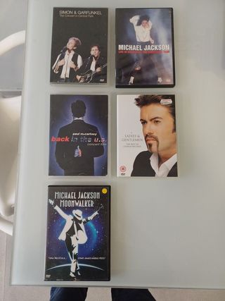 DVDs GEORGE MICHAEL, SIMON Y G. ,MICHAEL J. ,PAUL 