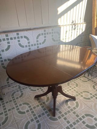 Mesa redonda madera - Comedor