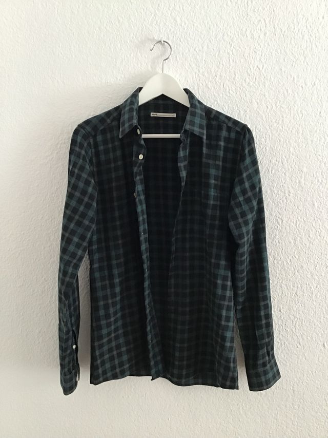 Camisa cuadros Hope - Negra/Verde