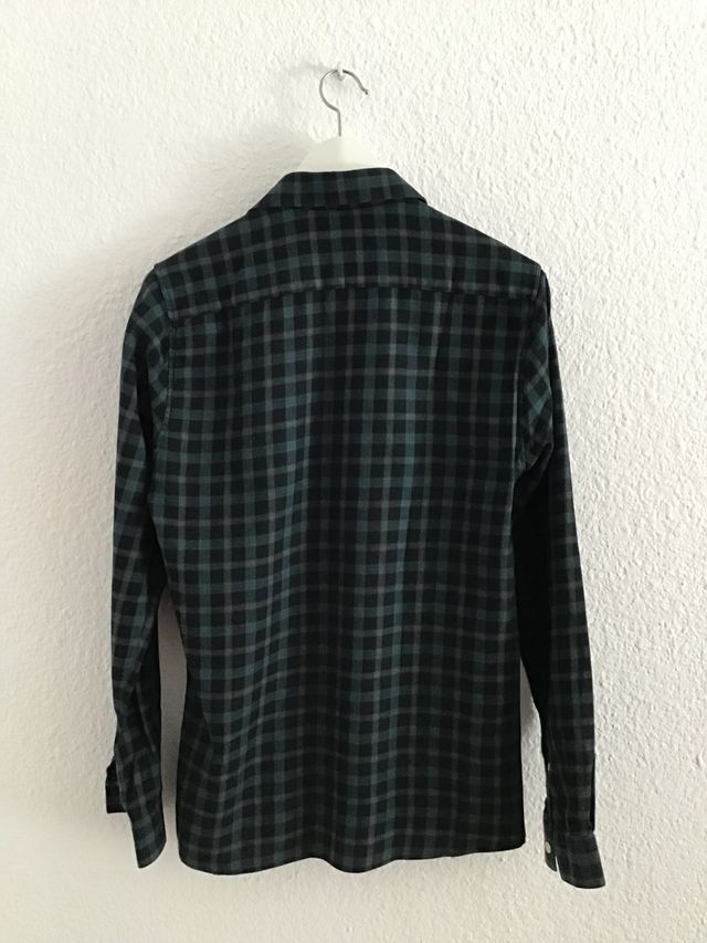 Camisa cuadros Hope - Negra/Verde