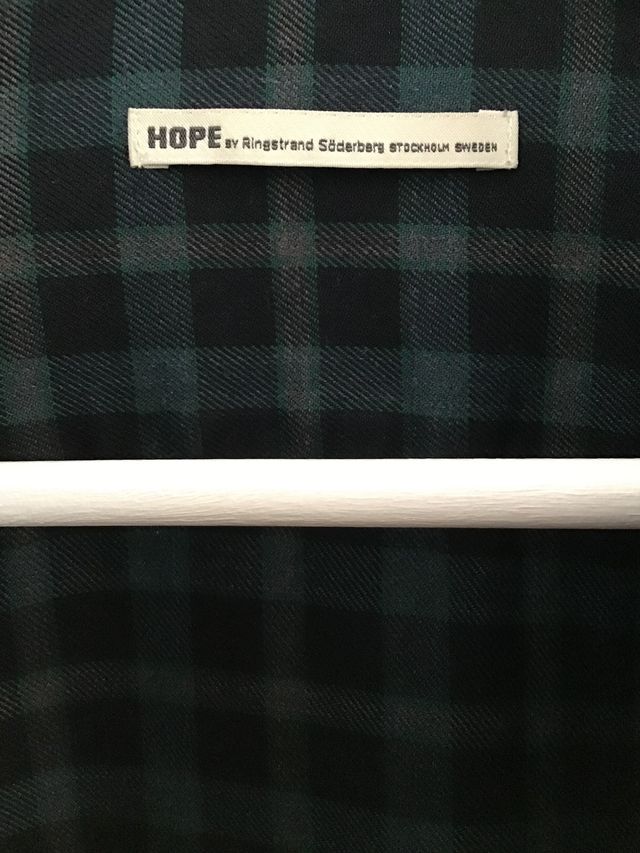 Camisa cuadros Hope - Negra/Verde