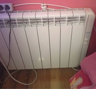 2 radiadores eléctricos + calentador