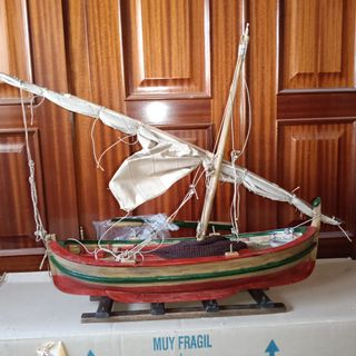 Maqueta Barco Madera Vela