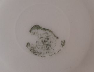 4 Platos Porcelana Azul y Blanco