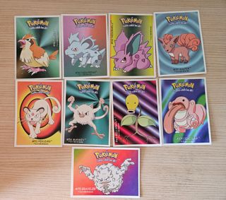 9 Cromos Pokémon Dunkin Boomer
