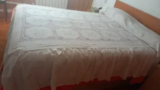 Colcha lino bordada - 120