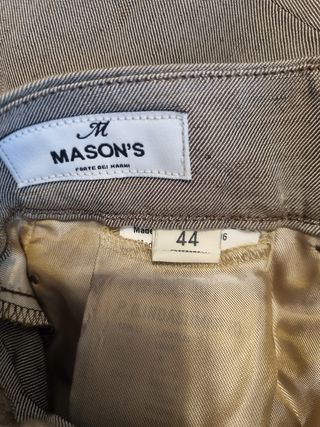 Pantaloni eleganti beige/grigi