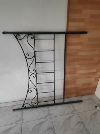 Cabecero forja 1,50m - Negro