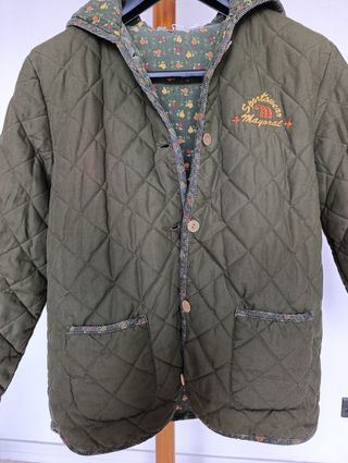 Chaqueta acolchada Shortys Mayoral verde oliva