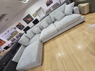 ***SOFA CHESLONG GRIS SUPER COMODO**** OFERTA*****
