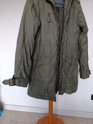 Abrigo Lefties verde oliva - Talla L