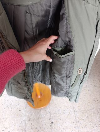 Abrigo Lefties verde oliva - Talla L