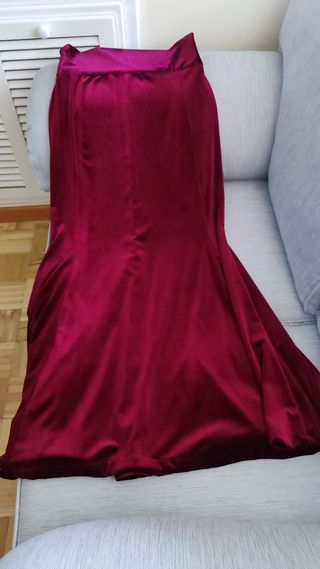 Falda Flamenca Roja - Talla L