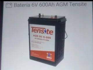  Batería solar Tensite  600Ah AGM
2bateria en caja