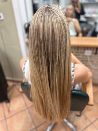 Mechas balayage rubias
