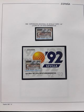 Álbum Sellos España 1992-1995