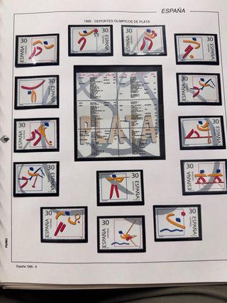 Álbum Sellos España 1992-1995