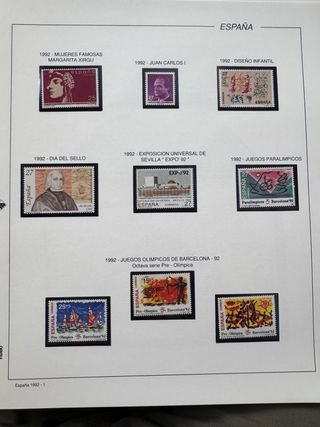 Álbum Sellos España 1992-1995