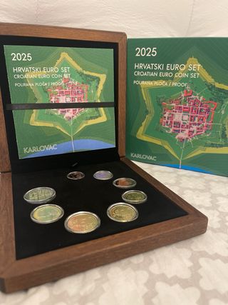Croacia 2025 euroset kms Proof kroatien