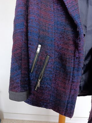 Abrigo Zara multicolor talla L