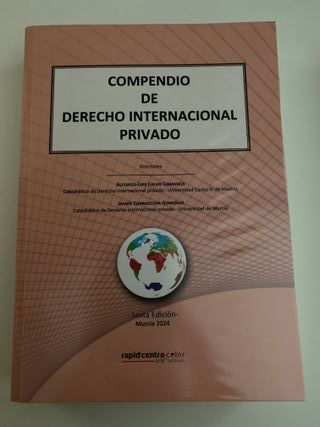 Compendio de derecho internacional privado