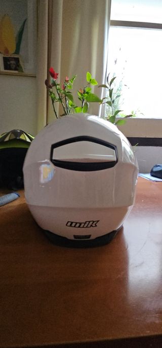 Casco moto Unik blanco Talla XS