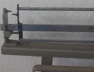 Báscula romana de 500kg.