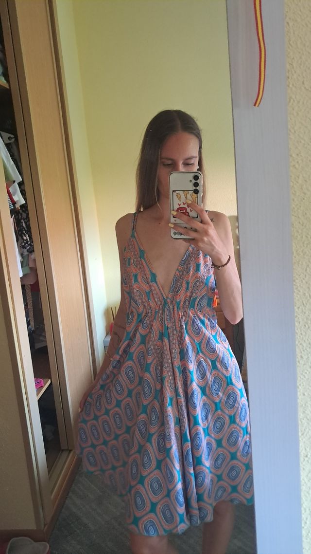 Vestido verano espalda abierta 