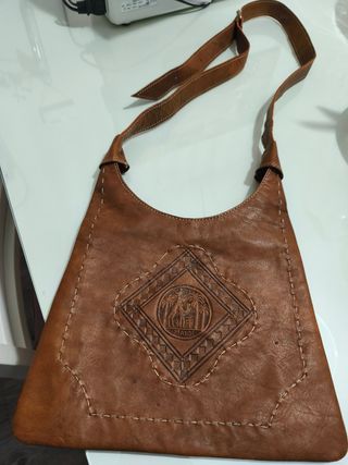 Bolso bandolera cuero Marruecos