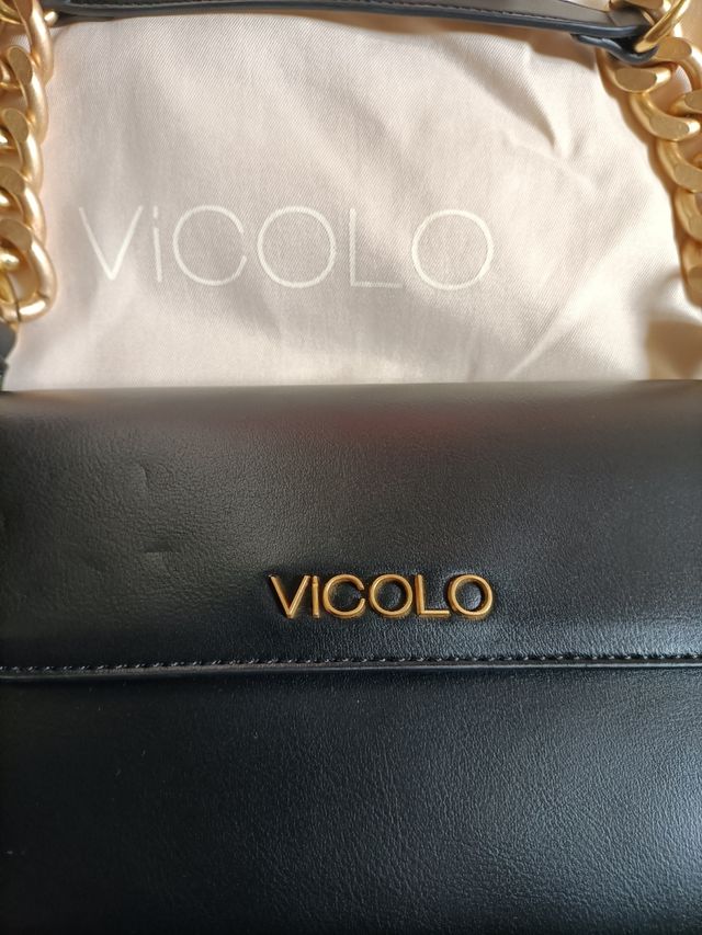 Borsa Vicolo nera - Tracolla catena