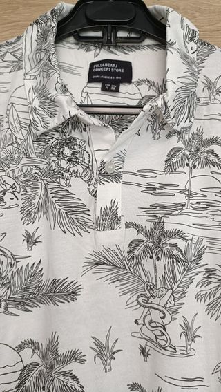 Polo Pull&Bear estampado M