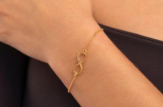 Pulsera Infinito dorada