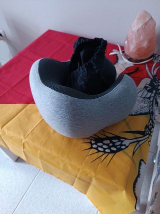 Cuscino da viaggio - collo grigio