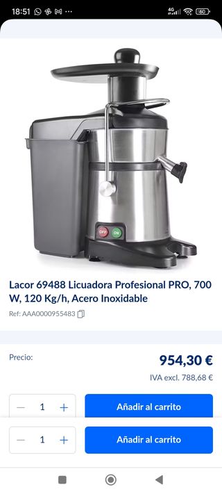 Licuadora Lacor profesional