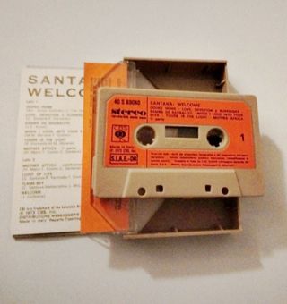 Santana Welcome - Musicassetta Vintage