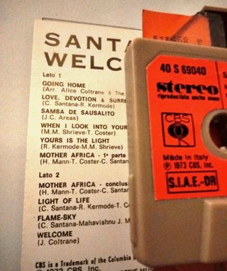 Santana Welcome - Musicassetta Vintage