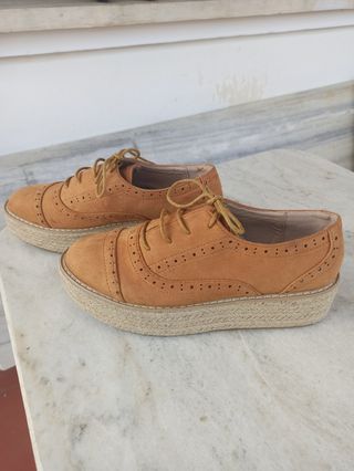 Zapatos H&D camel