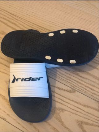 Ciabatte Rider blu e bianche