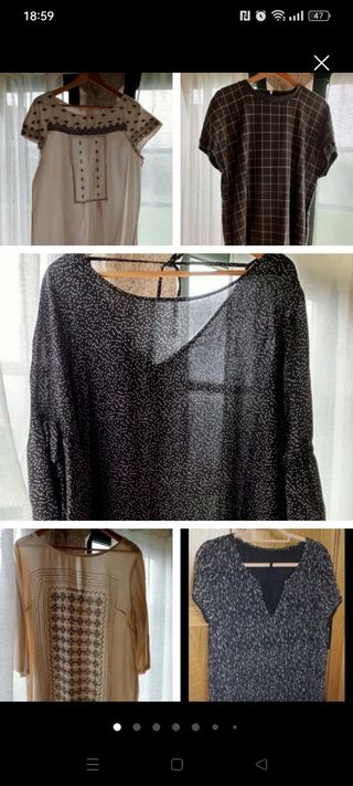 10 Vestidos Zara-Mango varios estampados