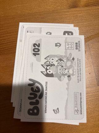 Cromos Bluey: 2 juegos completos