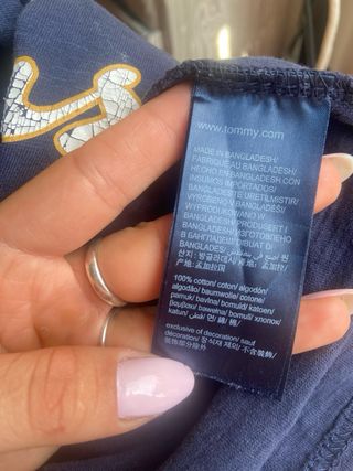 Camiseta Tommy Jeans Hilfiger azul