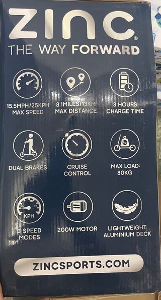 Patinete eléctrico ZINC ECO PRO rosa