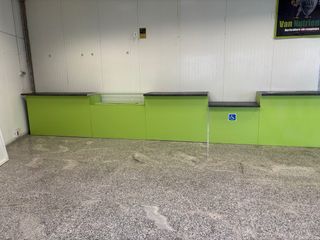 Mostrador comercio - Recepción